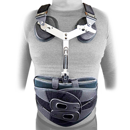 TLSO with Adjustable Thoracic Support 17”